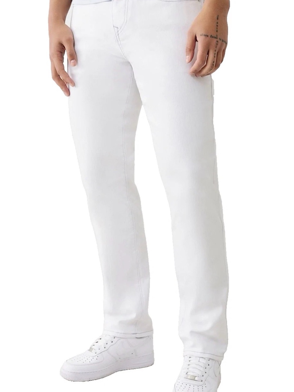True Religion Geno Slim Straight Jeans – Optic White – Men’s 32x32